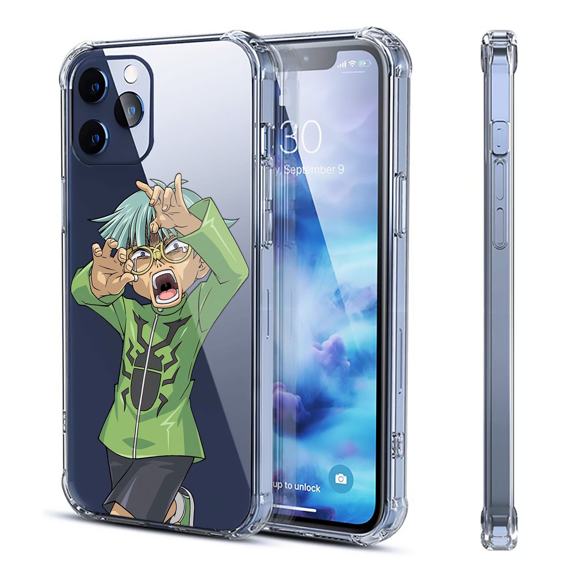 （画像用） 遊☆戯☆王 Yu-Gi-Oh! 【iPhone 12シリーズ対応】透明スマホケース（クリアソフトケース）